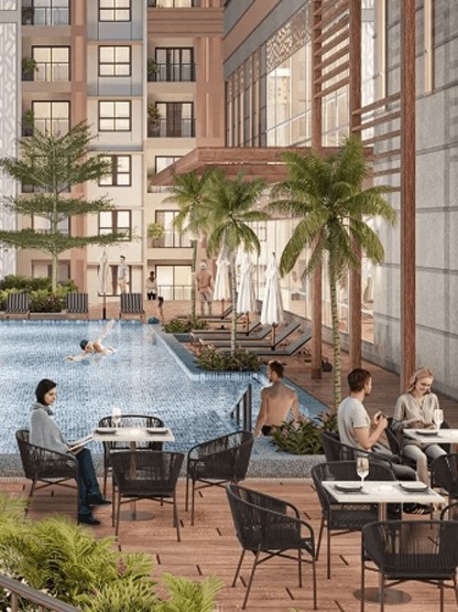 Luxury Living Room at Godrej Majesty